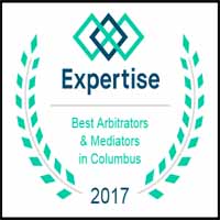 Expertise Best Arbitrator and Mediator of Columbus award 2017