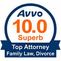 Avvo Top attorney for family law and divorce