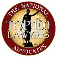 The National Advocates Top 100 lawyer in Columbus, Ohio